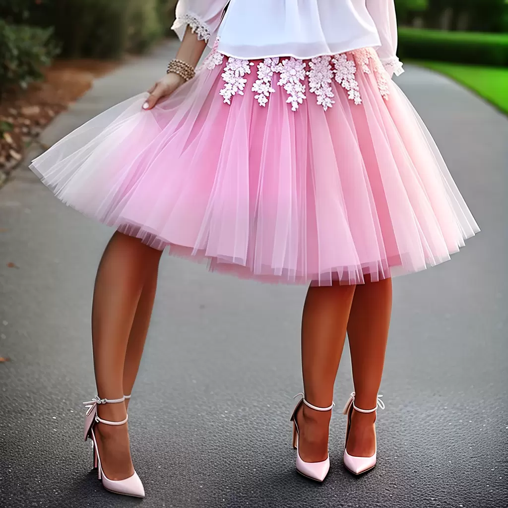 Fotos saia tule rosa blusa renda branca Fotos saia tule rosa blusa renda branca