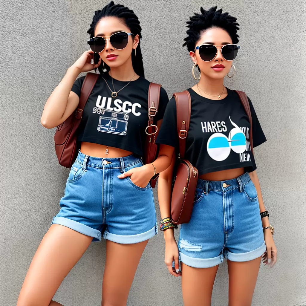 Fotos look hipster shorts camiseta mochila