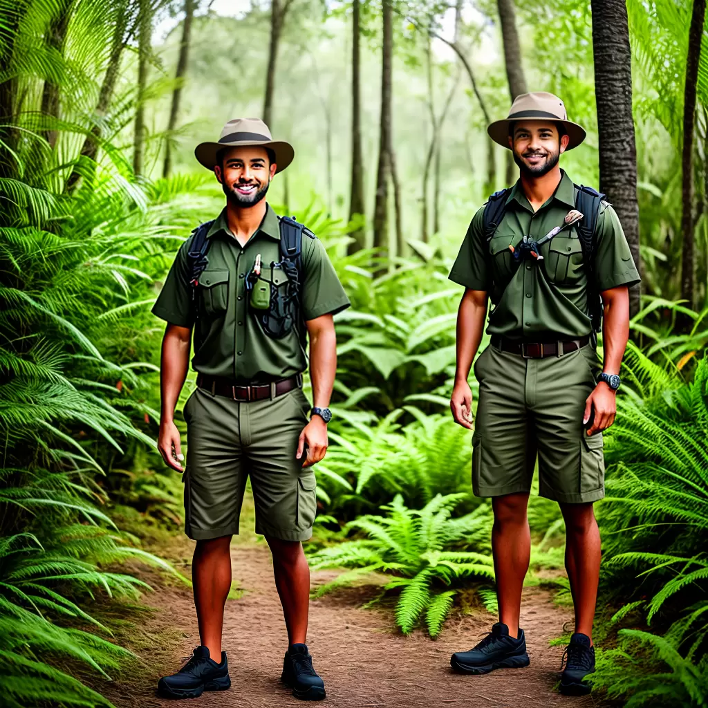 Fotos aventura safari jungle binoculos