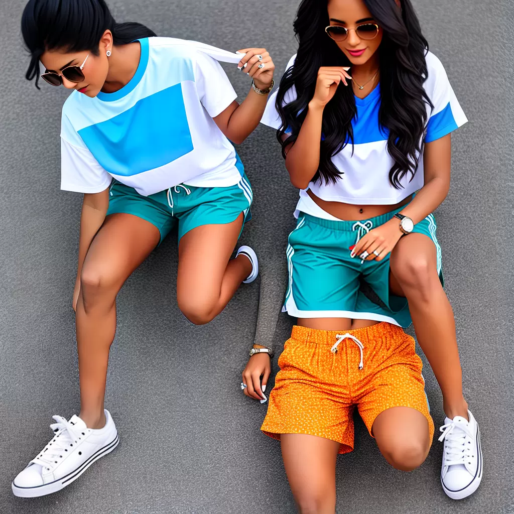 Fotos shorts ousados estilo sneakers Fotos shorts ousados estilo sneakers