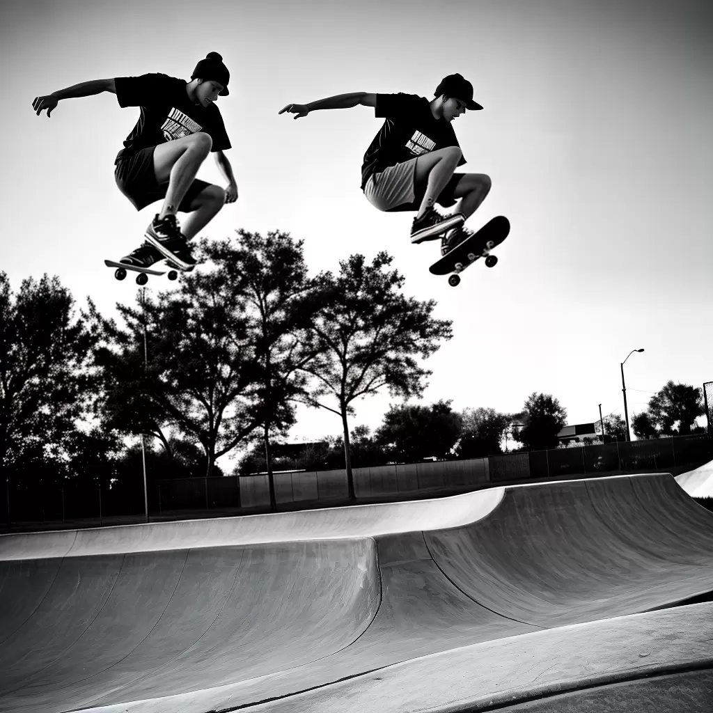Fotos skatista kickflip preto branco Fotos skatista kickflip preto branco