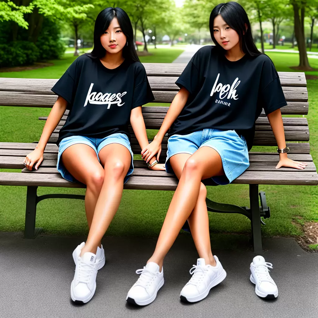 Fotos mulher shorts grandes camiseta sneakers Fotos mulher shorts grandes camiseta sneakers