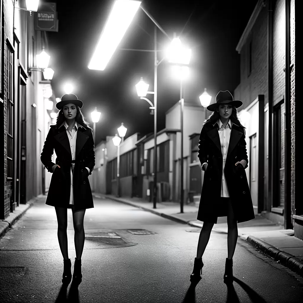 Fotos mulher chapeu trenchcoat rua sombra Fotos mulher chapeu trenchcoat rua sombra
