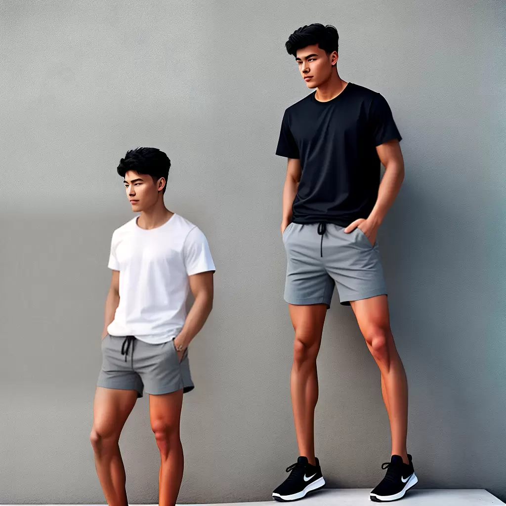 Fotos minimalismo shorts tenis arquitetura
