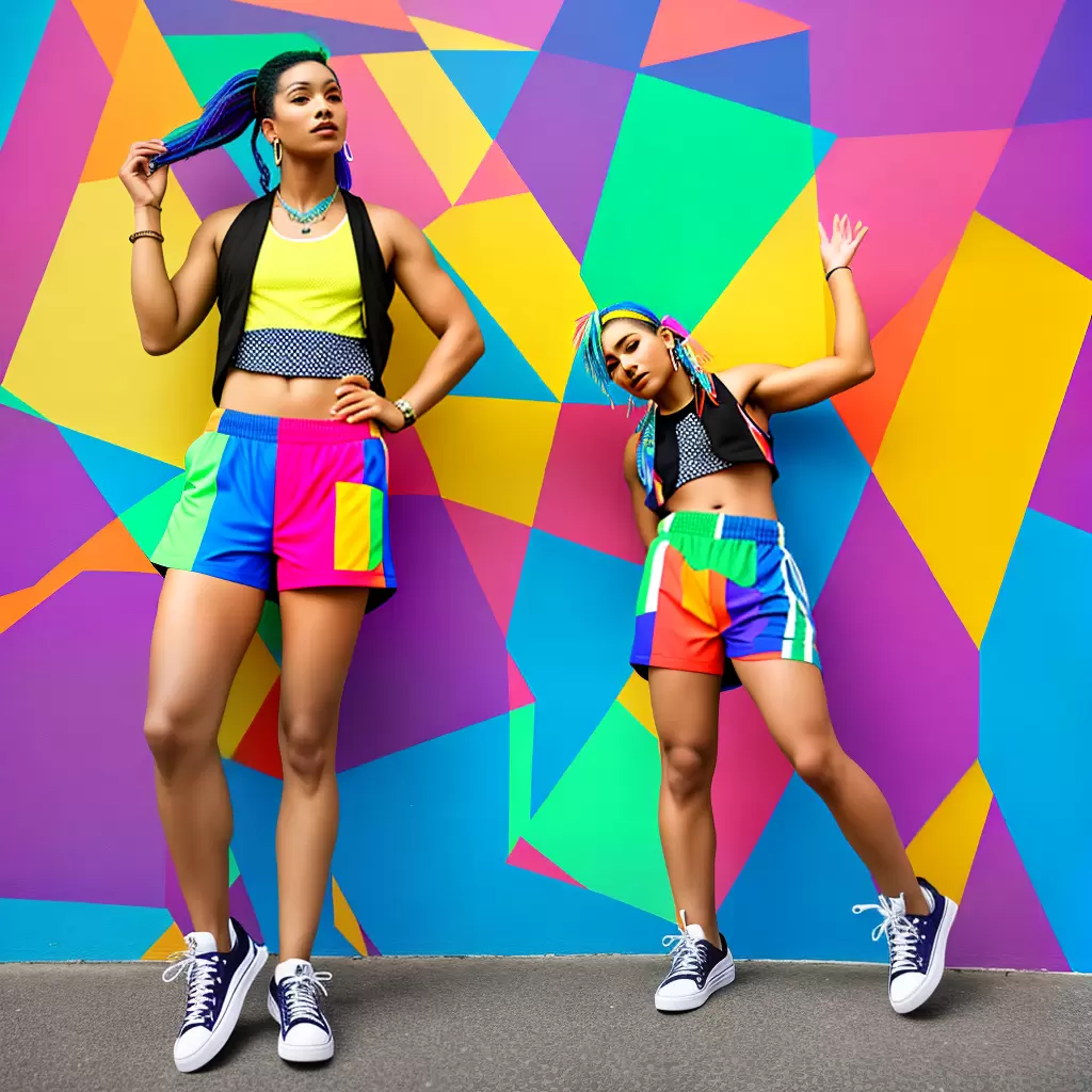 Fotos shorts coloridos tank top sneakers Fotos shorts coloridos tank top sneakers