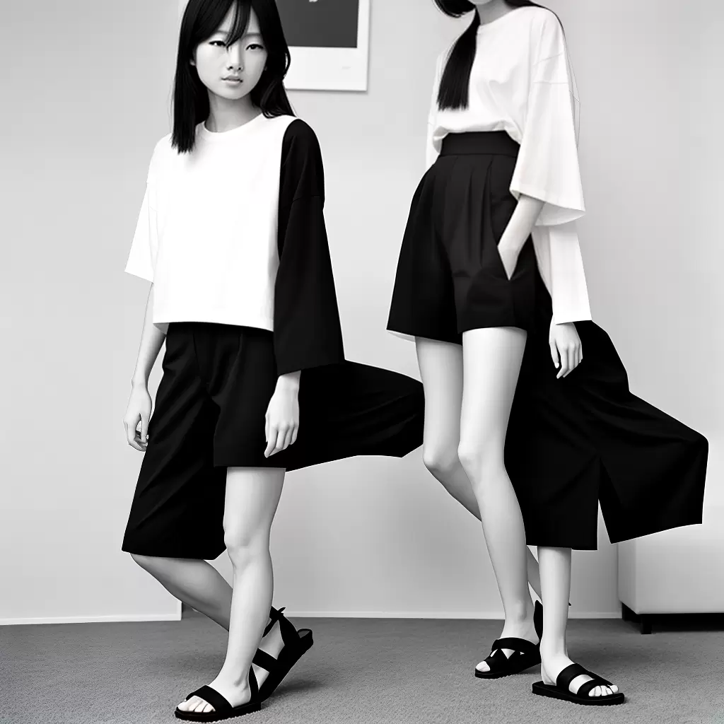 Fotos look preto branco minimalista sandalias Fotos look preto branco minimalista sandalias