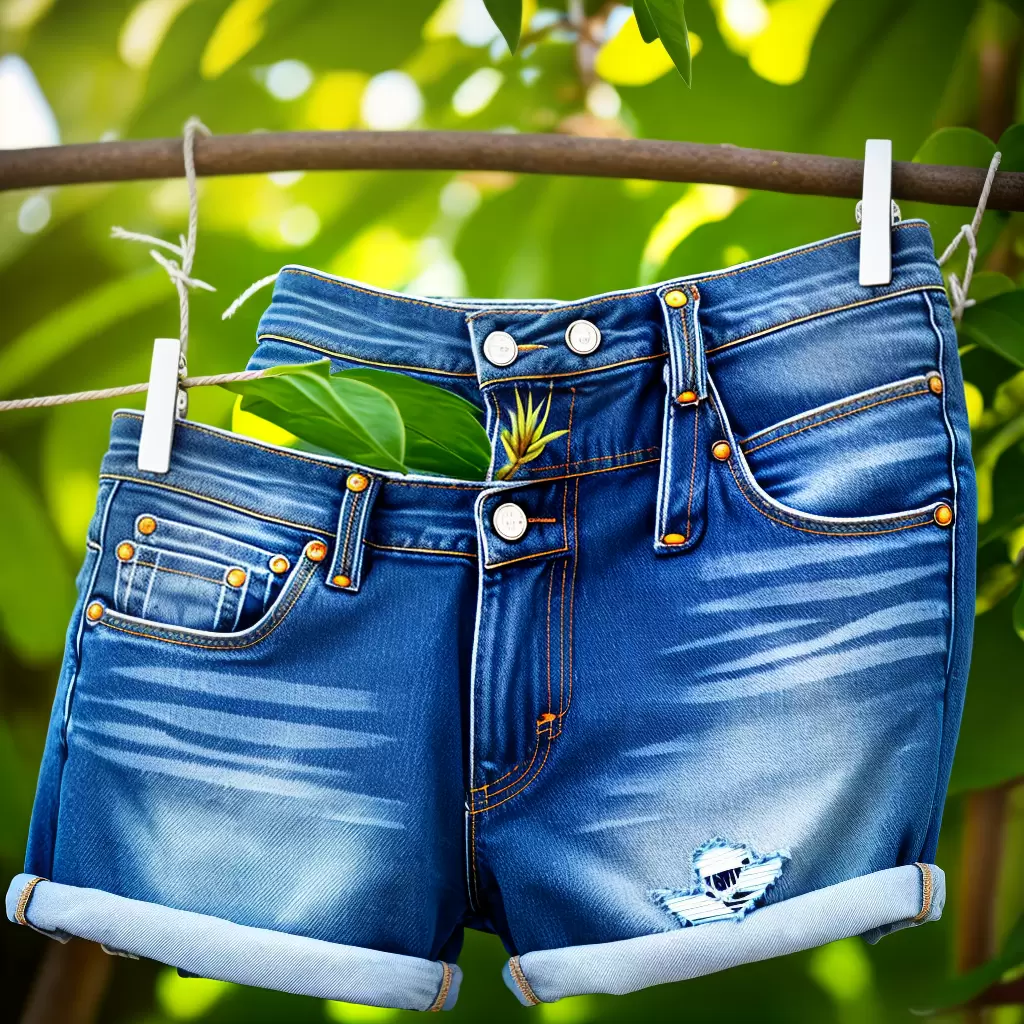 Fotos shorts jeans vegano abacate Fotos shorts jeans vegano abacate