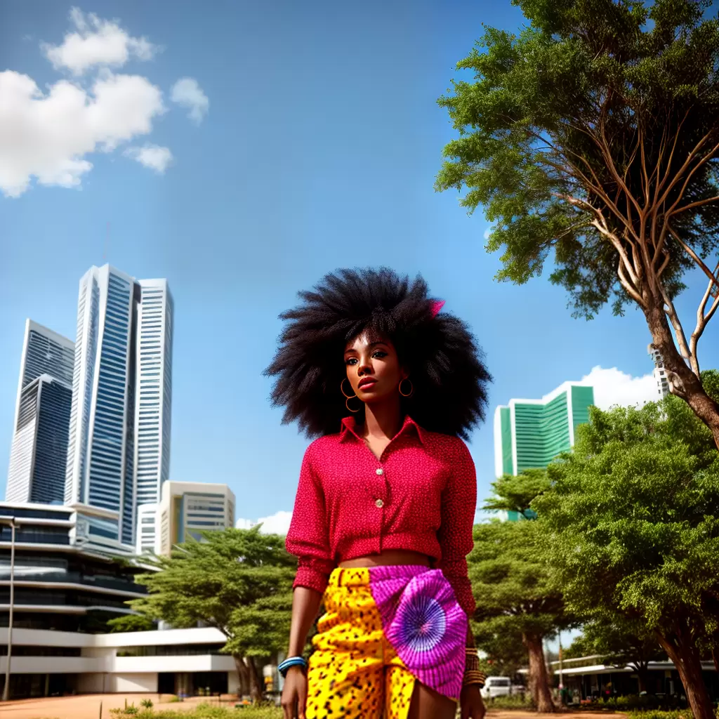 Fotos mulher shorts afro futurismo Fotos mulher shorts afro futurismo