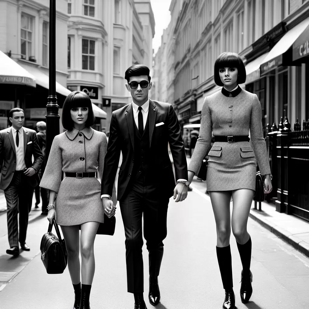 Fotos casal londres moda 60s