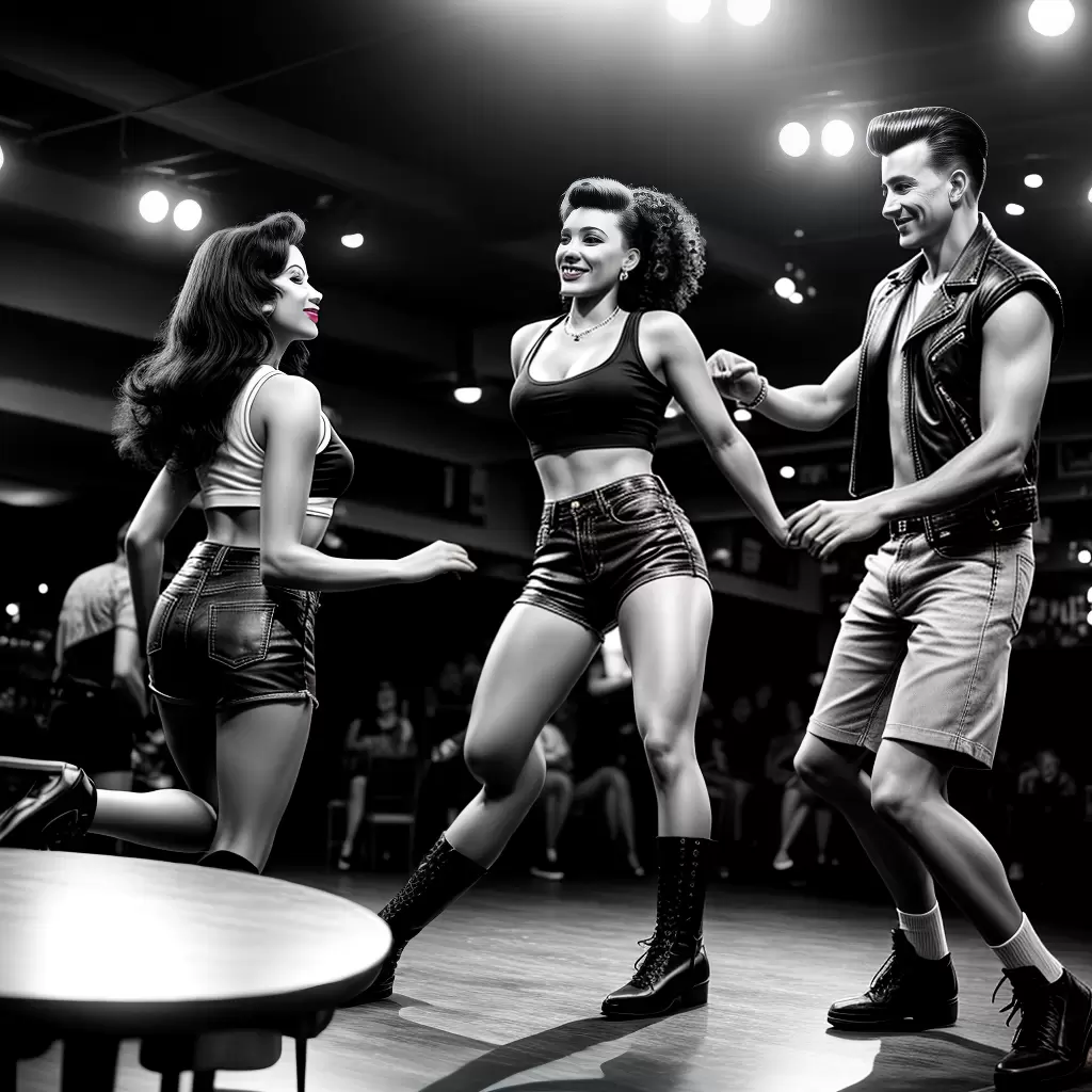 Fotos danca casal rockabilly