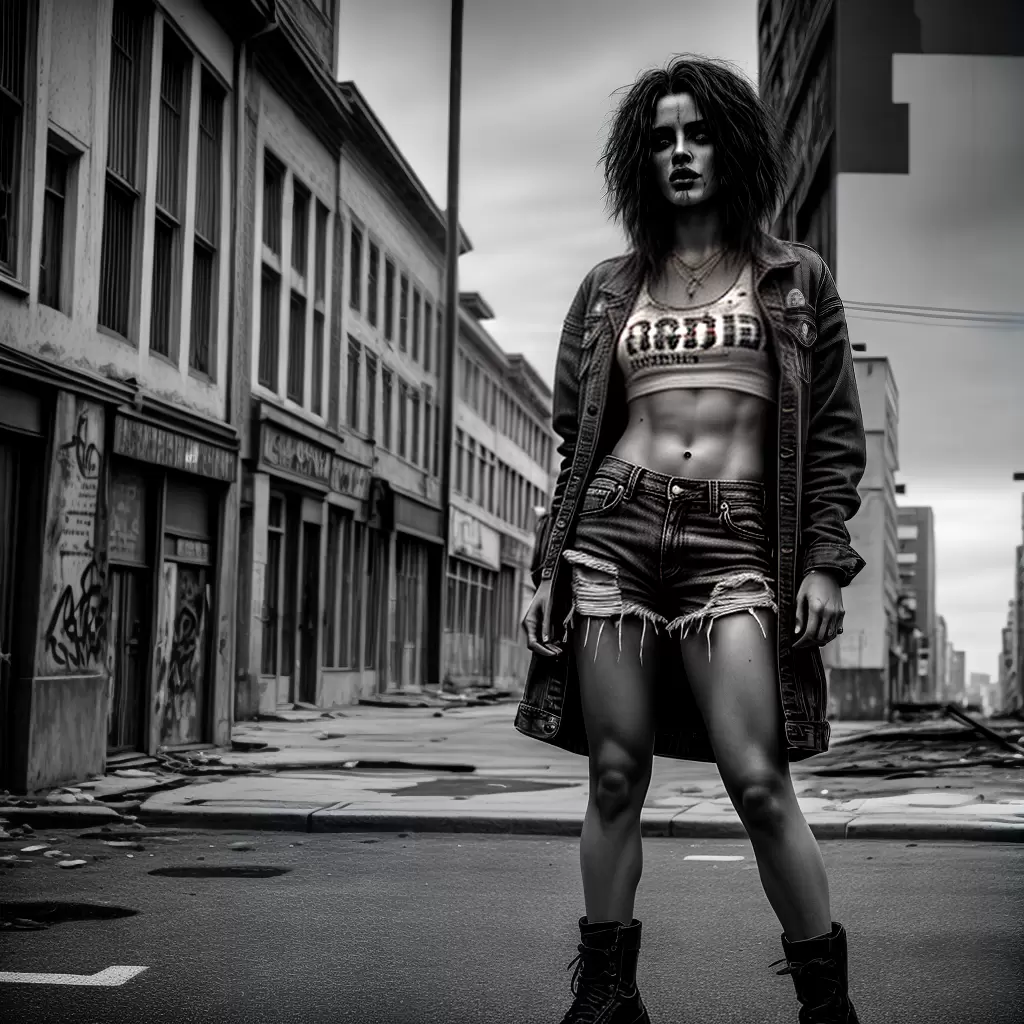 Fotos modelo roupa rasgada maquiagem zumbi