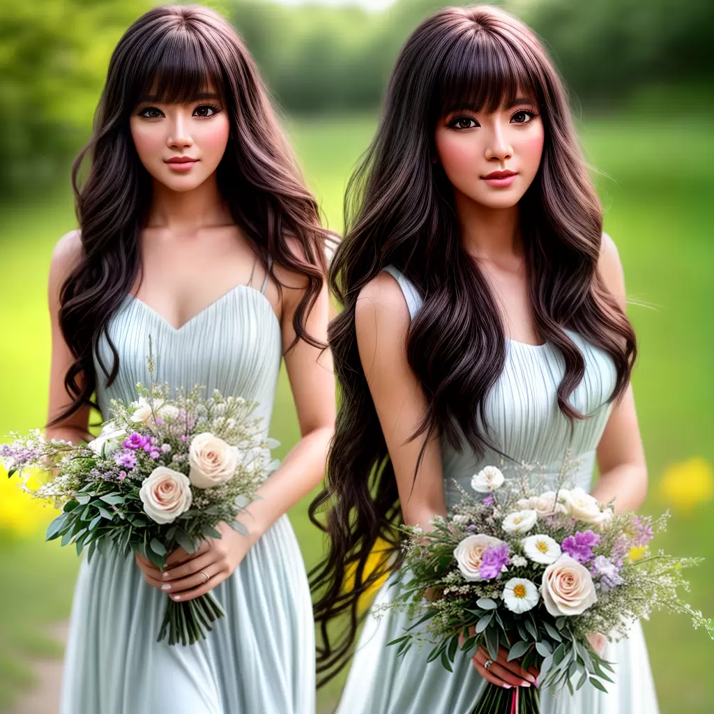 Fotos mulher vestido floral cabelo ondulado