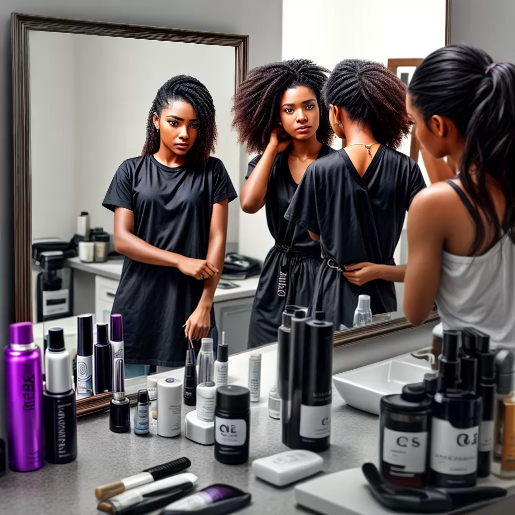 Fotos cabelo frustracao produtos espelho
