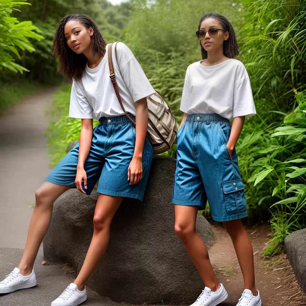 Fotos shorts eco chic natureza sustentavel