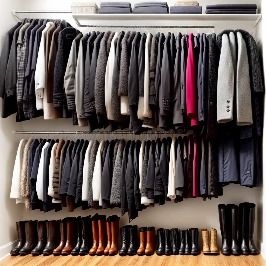 Fotos closet inverno essenciais praticidade