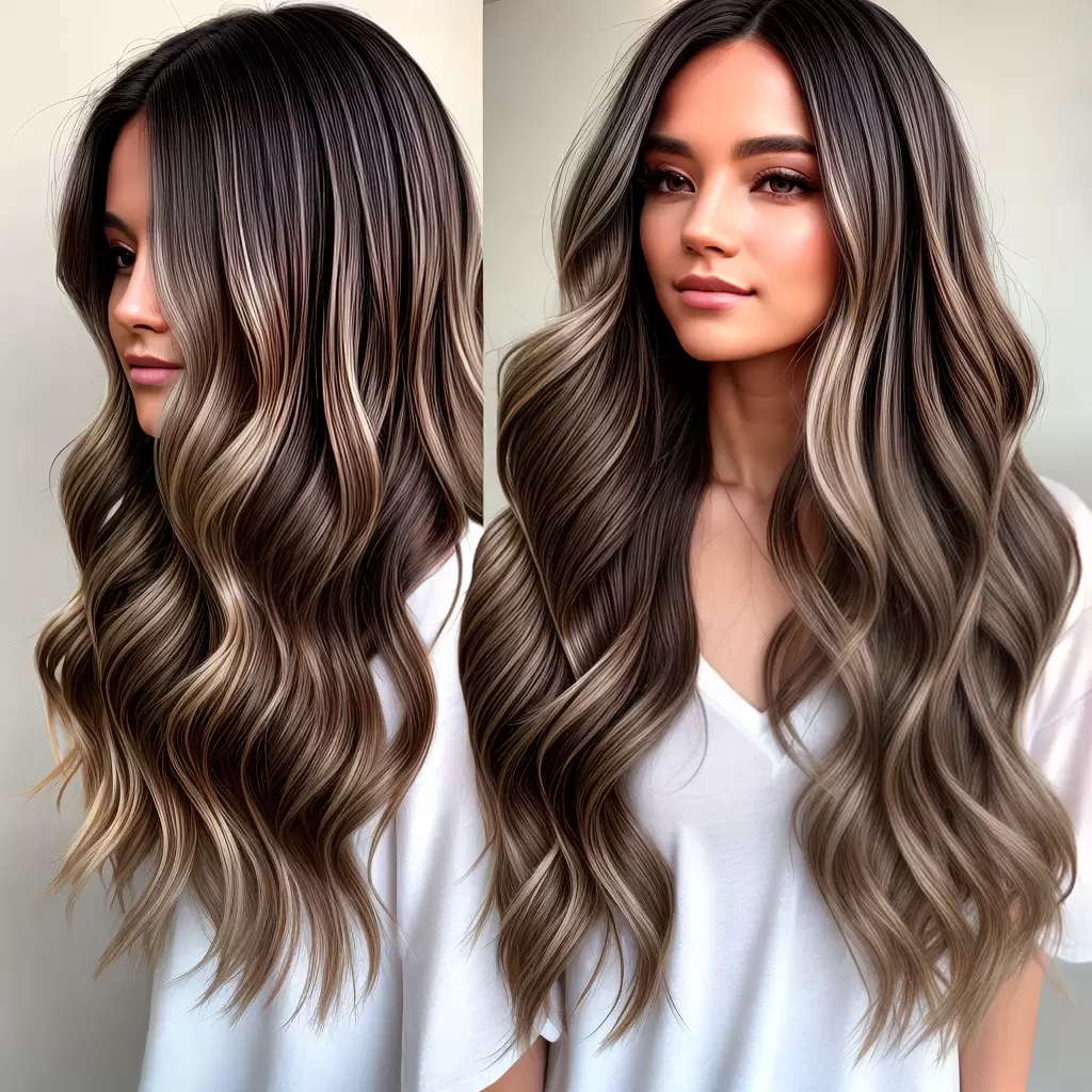 Fotos cabelo ondas balayage neutro Fotos cabelo ondas balayage neutro