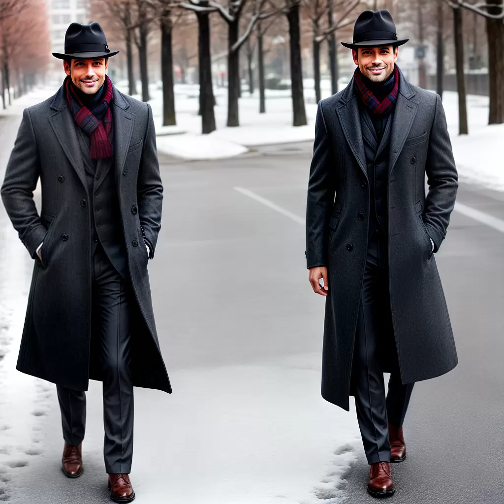 Fotos homem inverno elegante casaco bota Fotos homem inverno elegante casaco bota