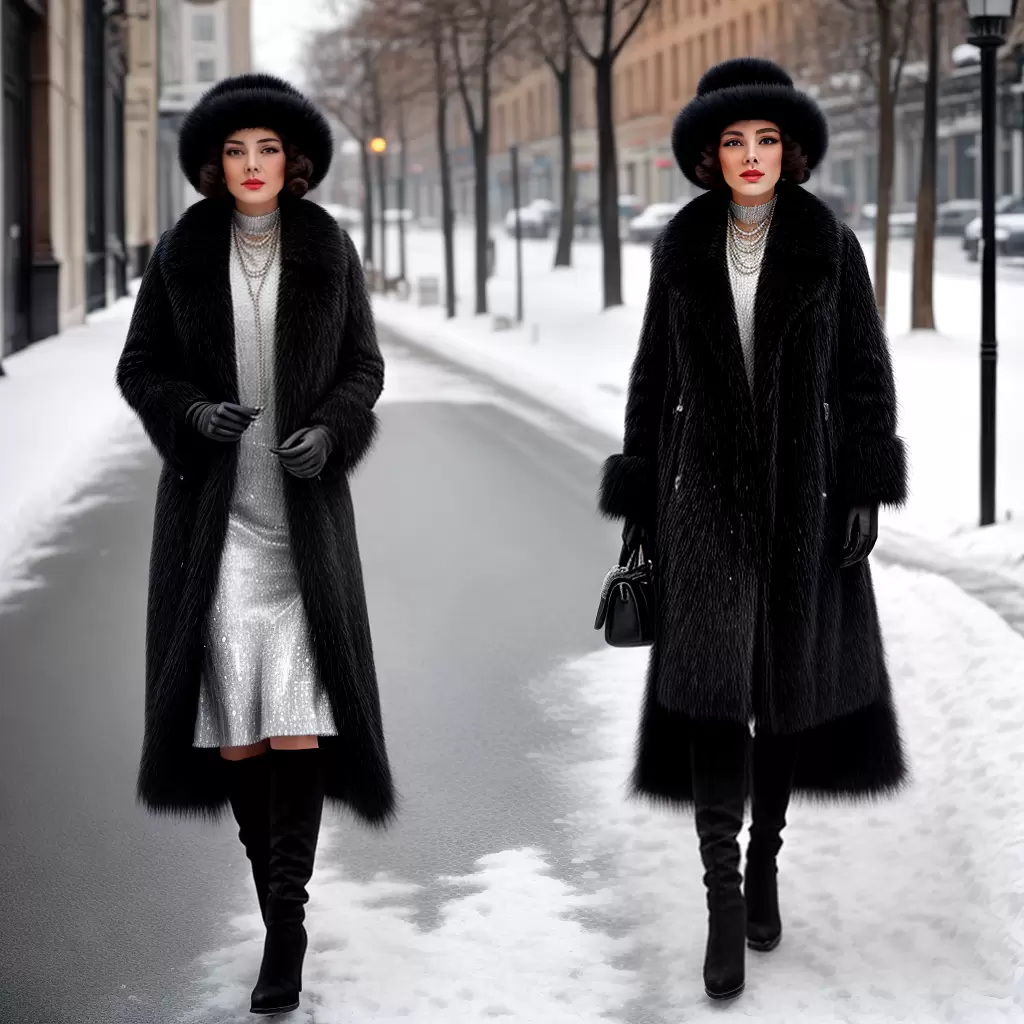 Fotos inverno glamour moda 1920