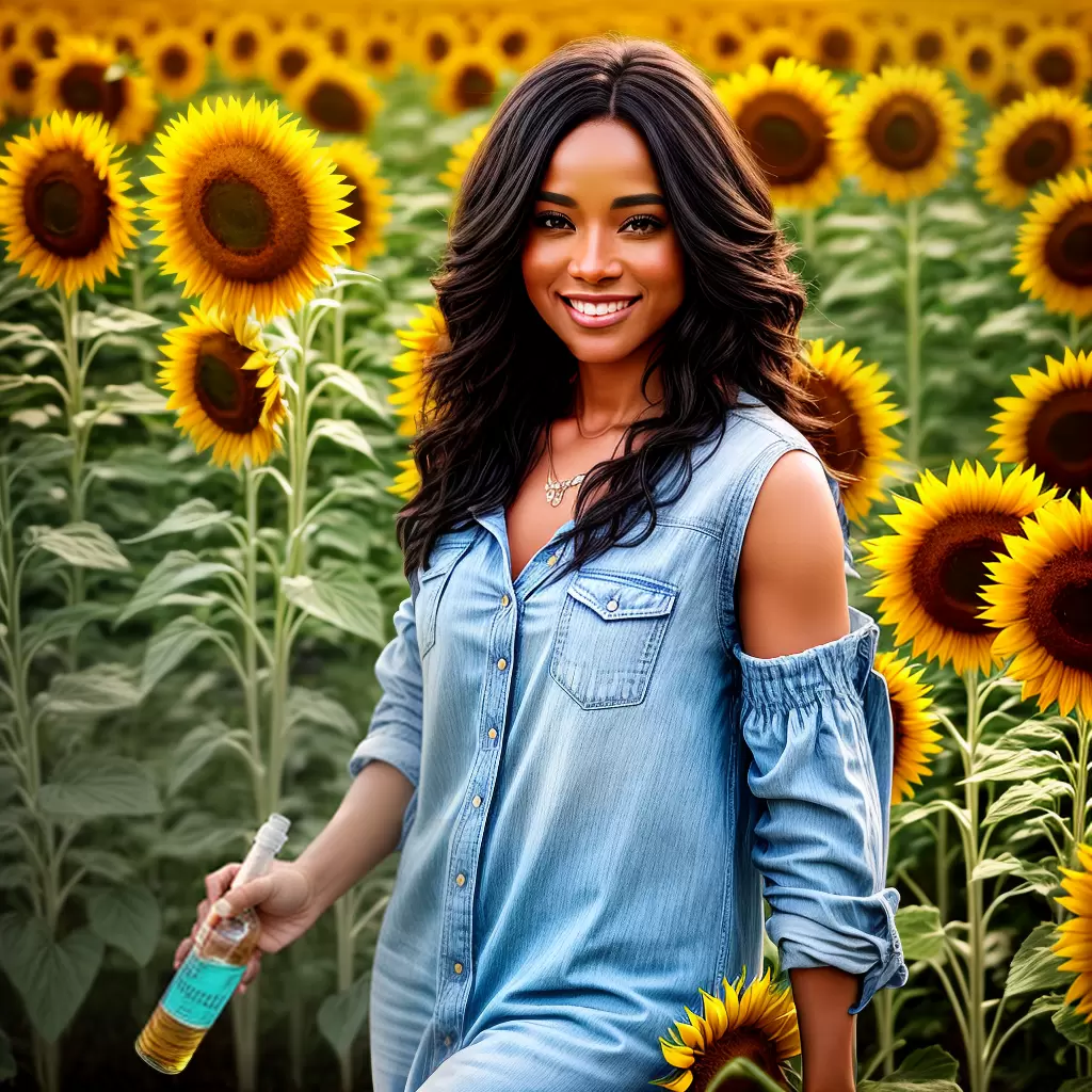 Fotos cabelo sol flor sorriso oleo