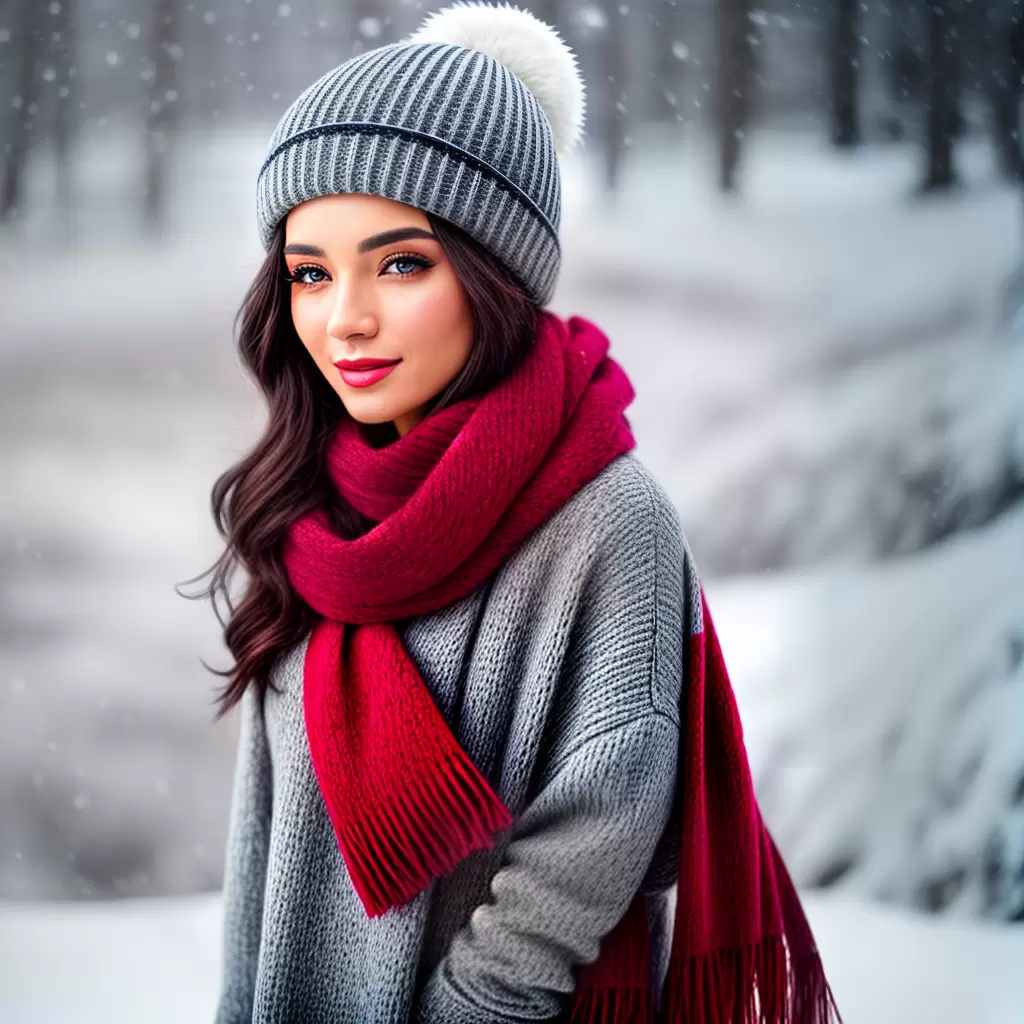 Fotos mulher inverno chapeu cachecol luvas Fotos mulher inverno chapeu cachecol luvas
