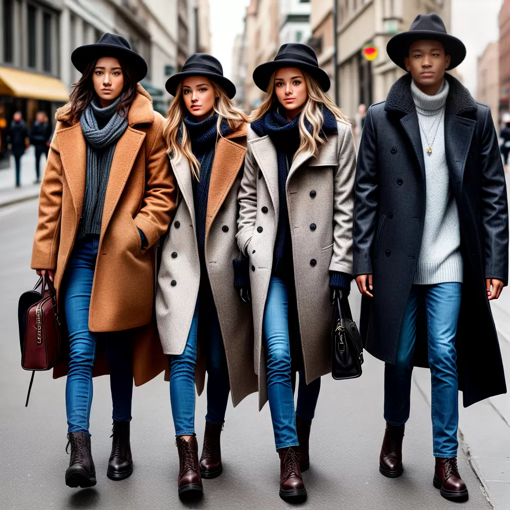 Fotos moda rua continente sweater trench poncho fur puffer