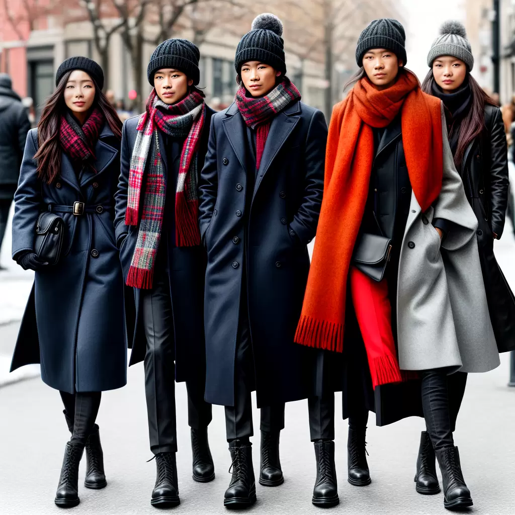 Fotos inverno moda diversa rua mundo