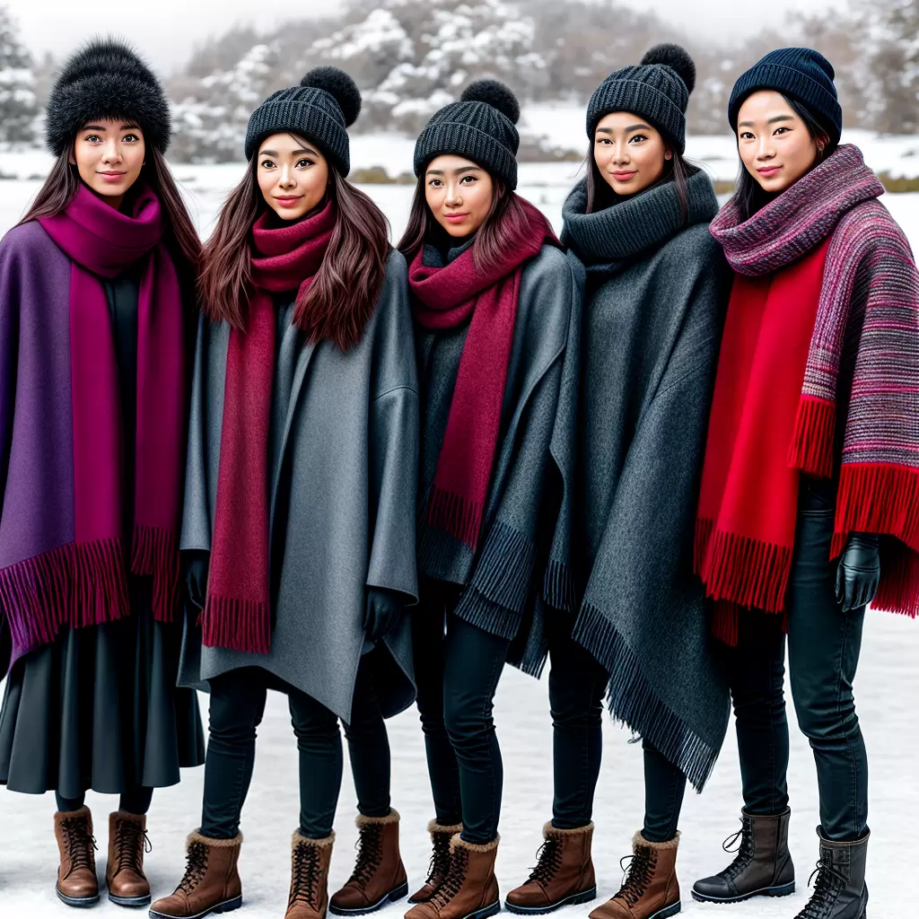 Fotos inverno moda diversidade mundial