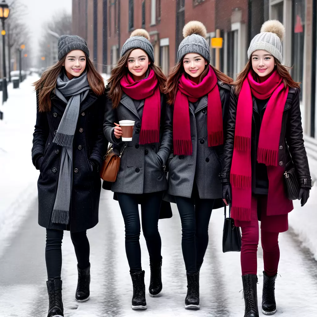 Fotos amigas estilo inverno neve Fotos amigas estilo inverno neve
