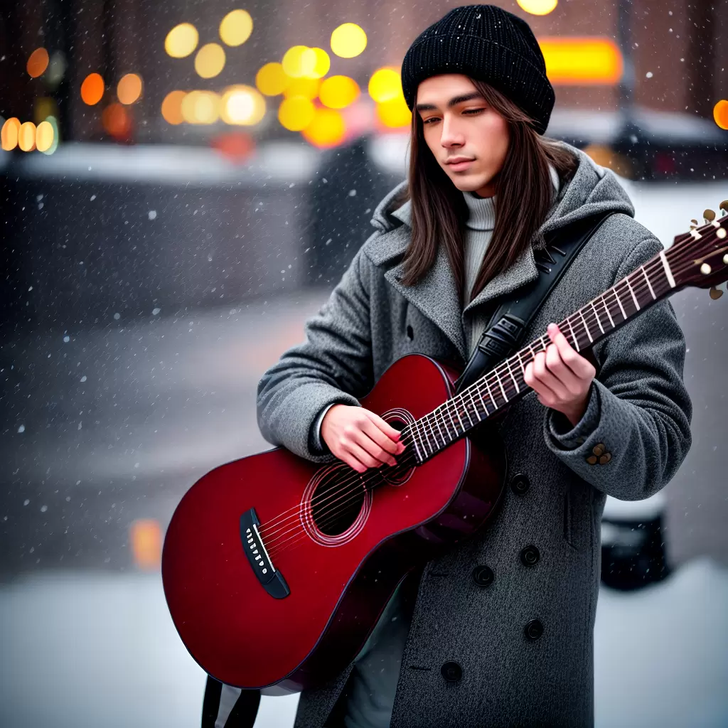 Fotos musico inverno guitarra estilo Fotos musico inverno guitarra estilo