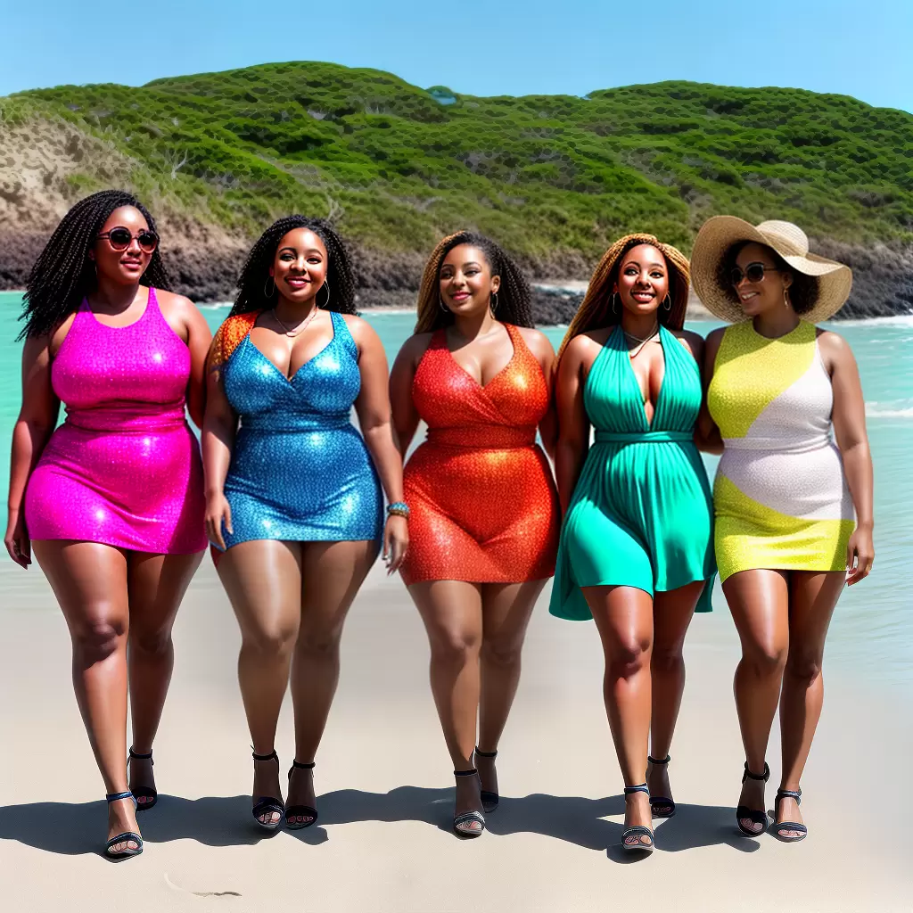 Fotos mulheres verao praia roupas coloridas