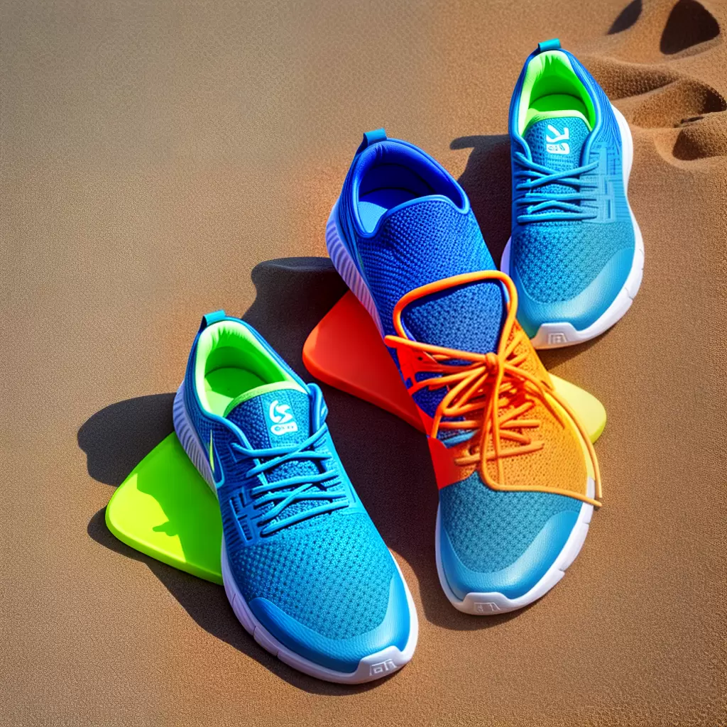 Fotos tenis praia verao azul areia