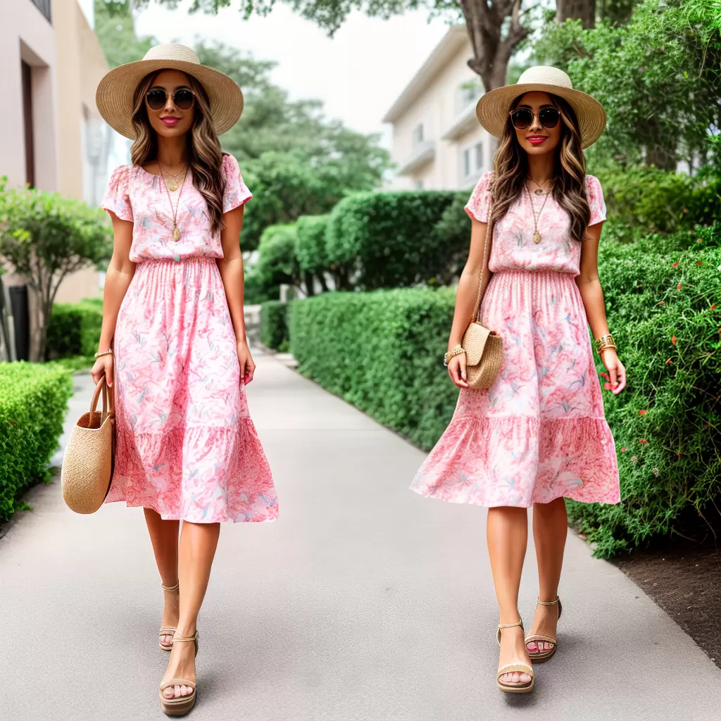 Fotos vestido verao estampa flamingo