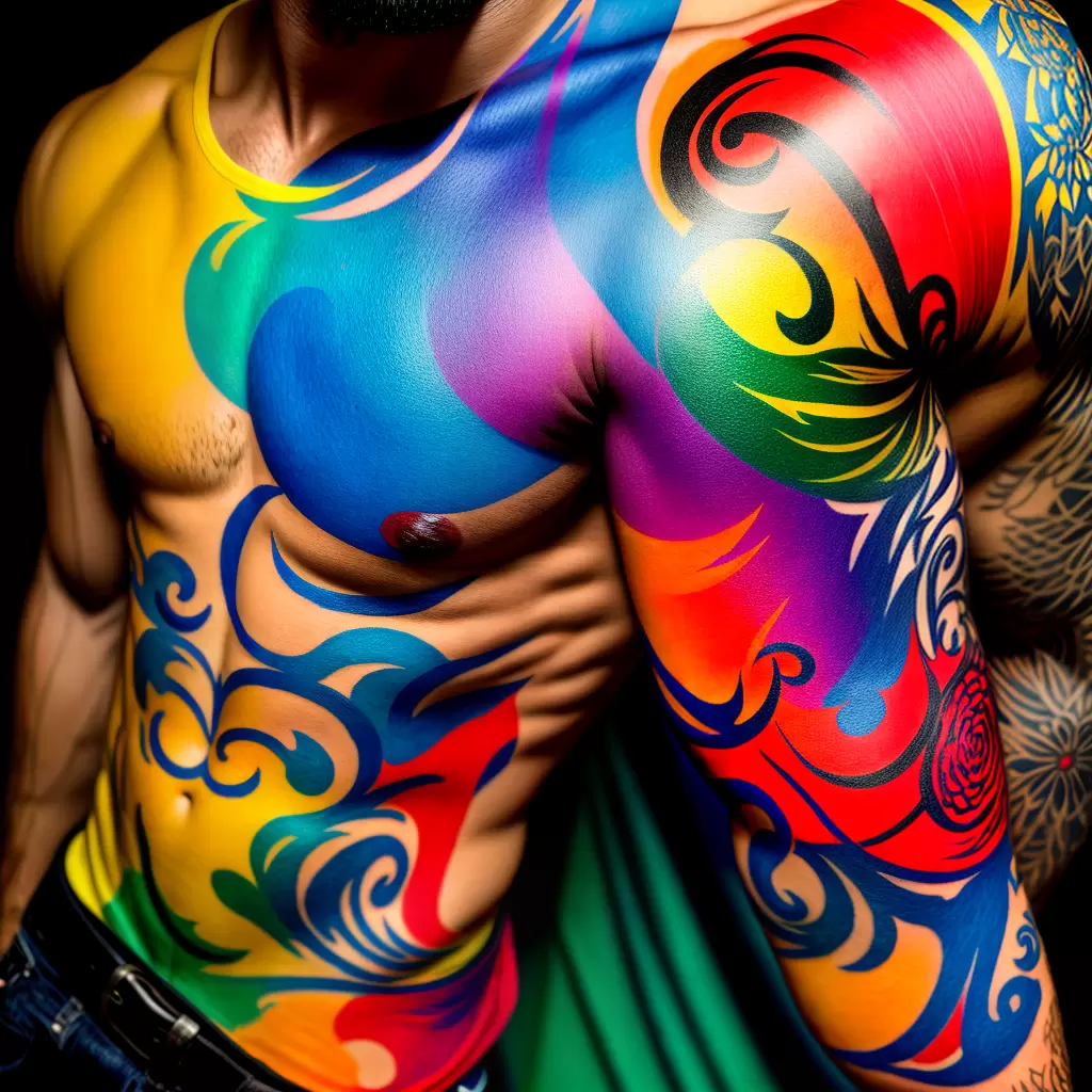 Fotos tatuagem colorida manga Fotos tatuagem colorida manga