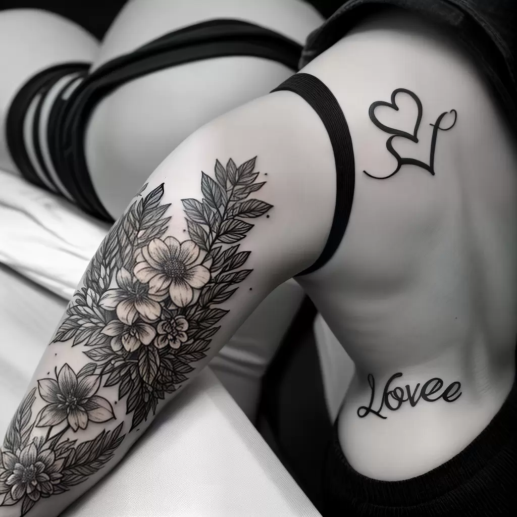 Fotos tatuagem coracao amor flores Fotos tatuagem coracao amor flores