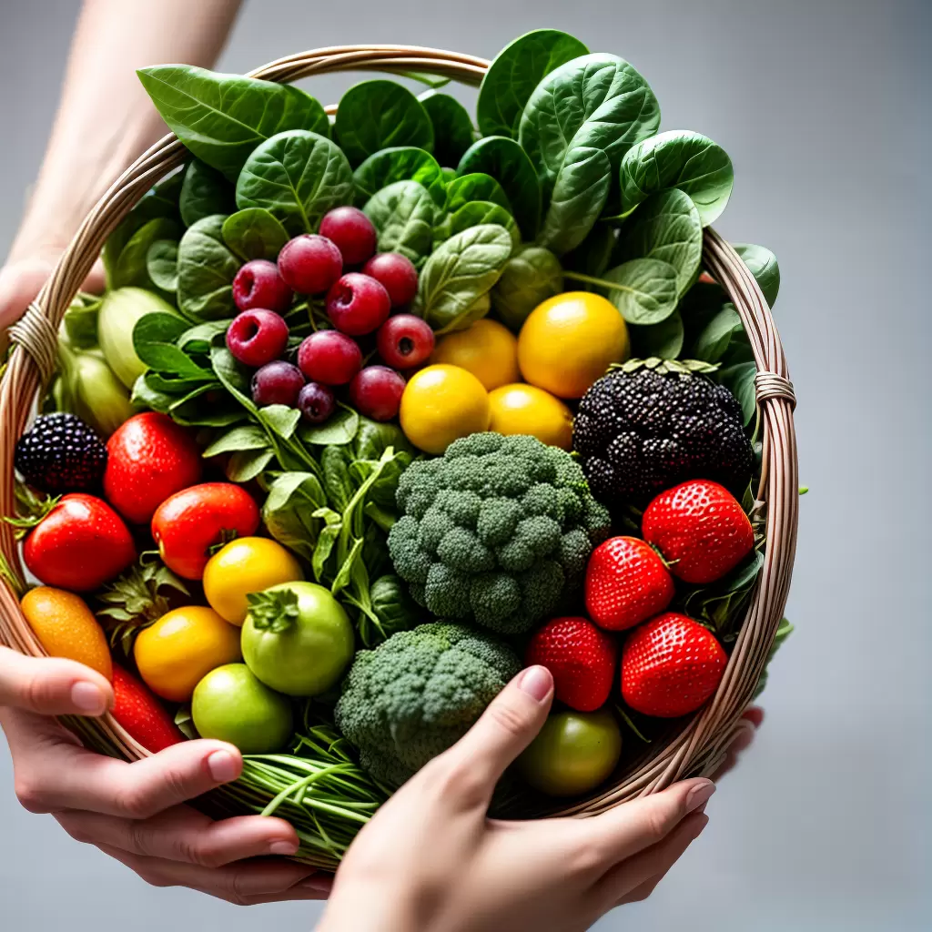 Fotos cesta frutas verduras naturais Fotos cesta frutas verduras naturais