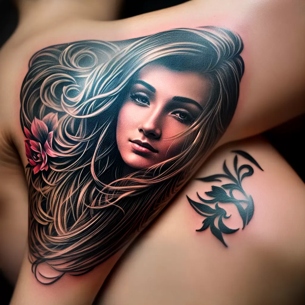 Fotos tattoo artista mao retrato detalhes Fotos tattoo artista mao retrato detalhes