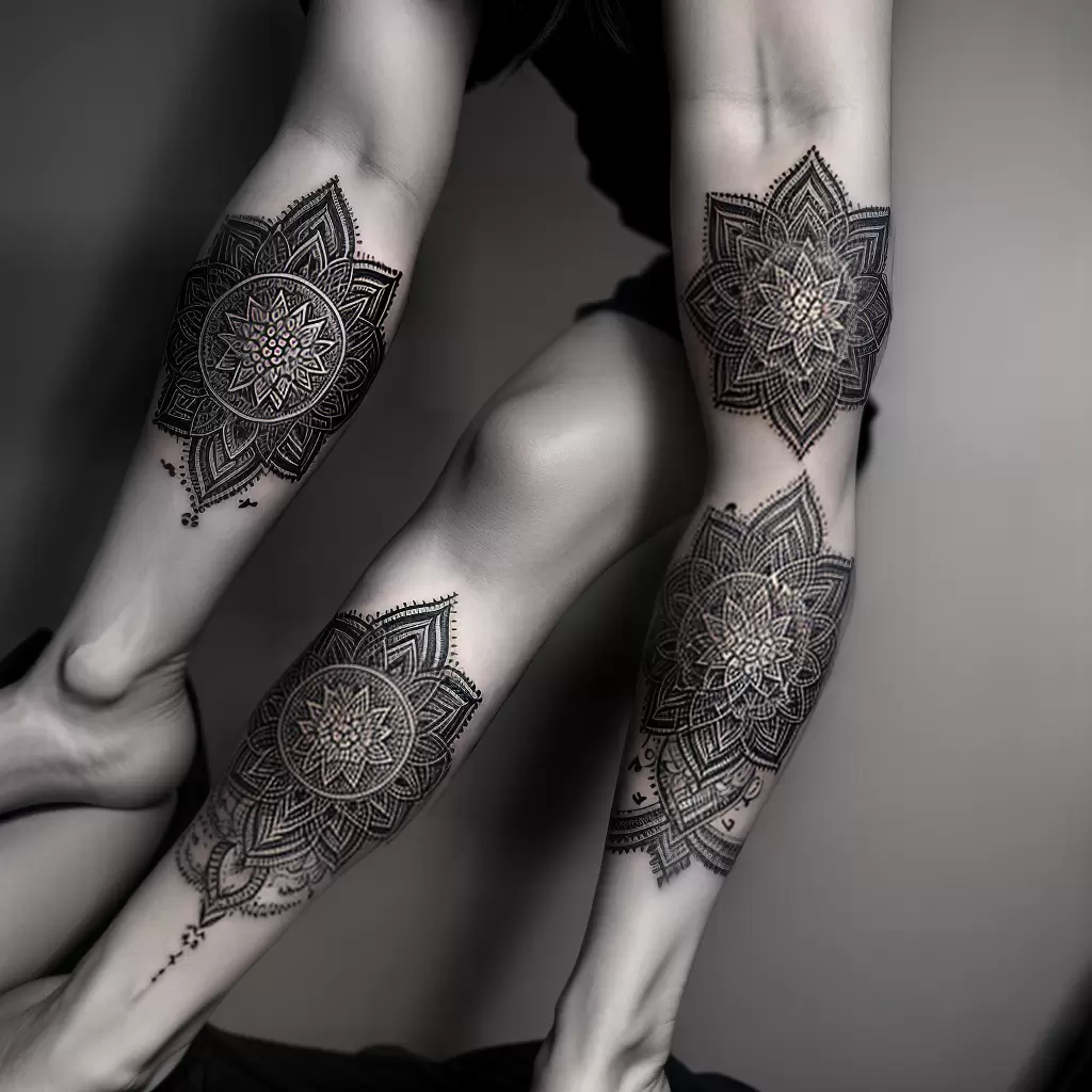 Fotos tattoo mandala religioes simbolos braco