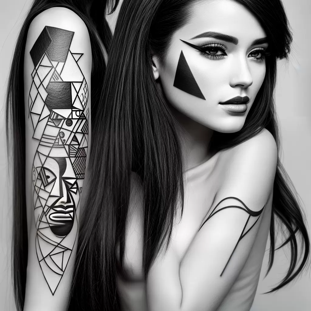 Fotos tattoo picasso mulher braco arte Fotos tattoo picasso mulher braco arte