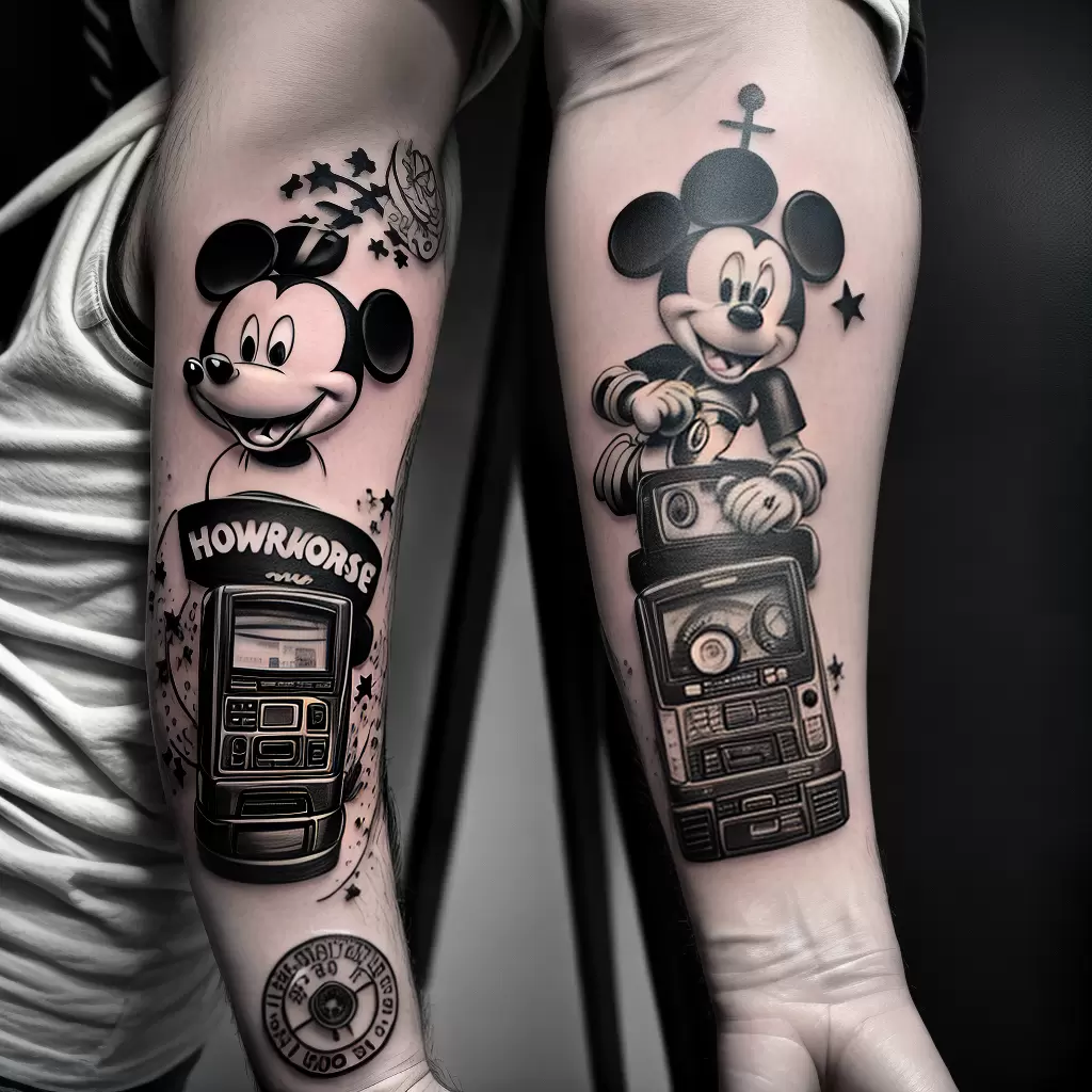 Fotos tatuagem mickey vhs nostalgia