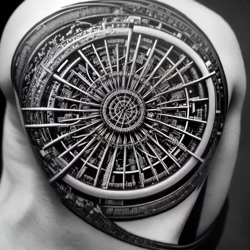 Fotos tatuagem dna placa circuito