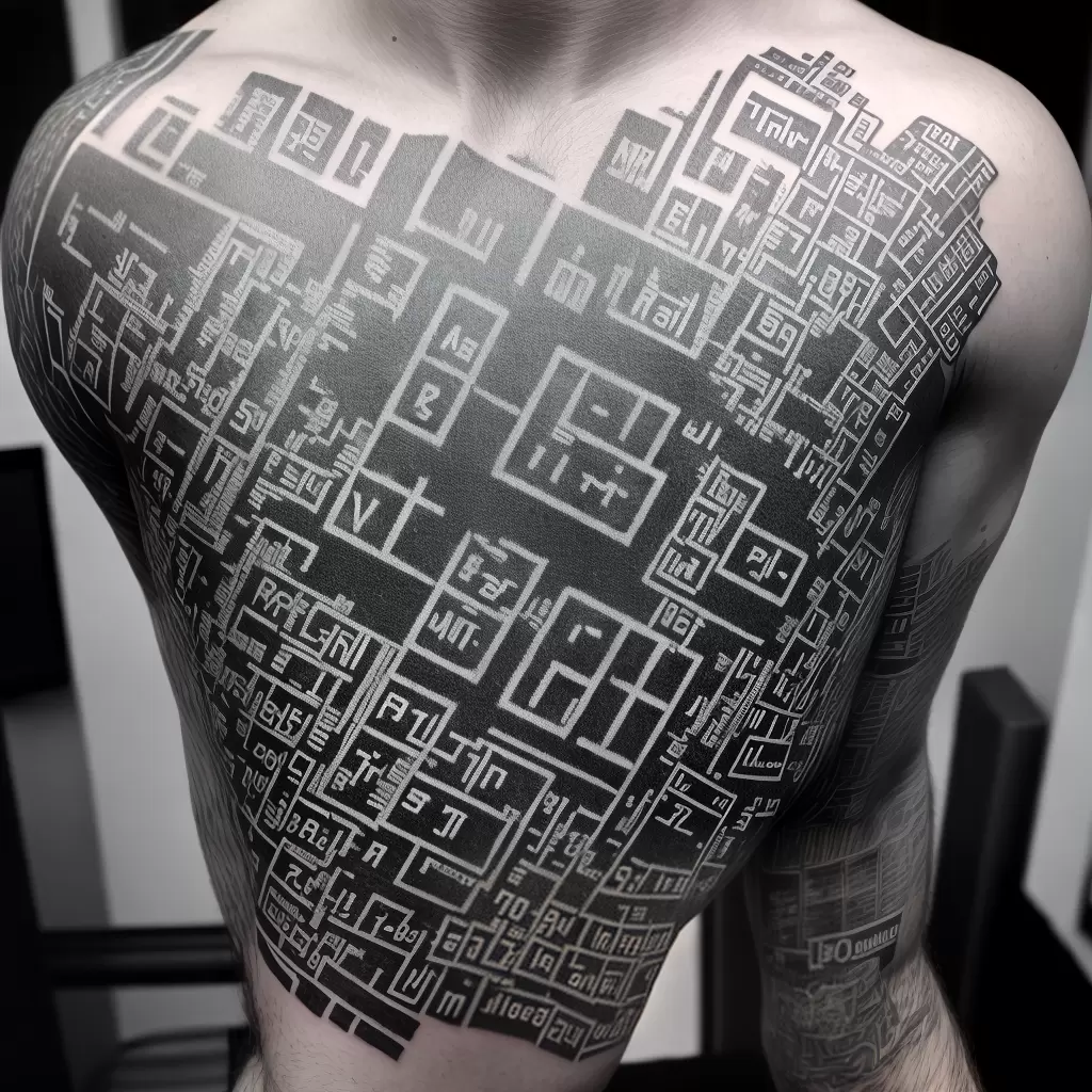 Fotos tatuagem tabela periodica braco