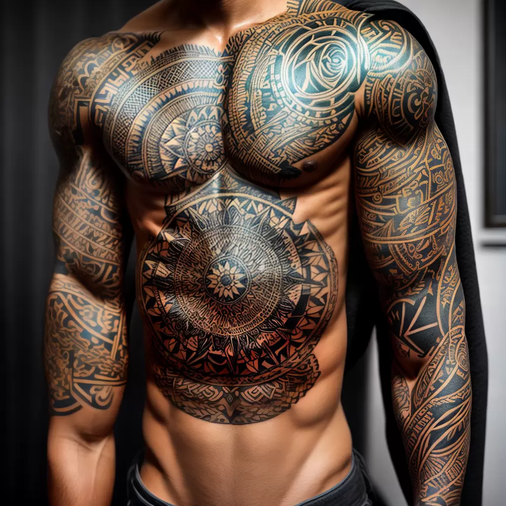 Fotos tatuagem africana padroes riqueza Fotos tatuagem africana padroes riqueza