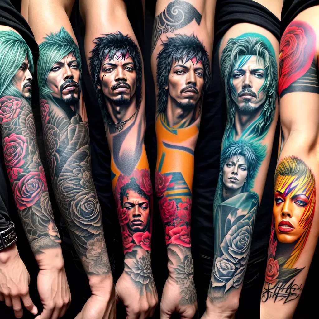 Fotos tatuagem rockstars citacoes