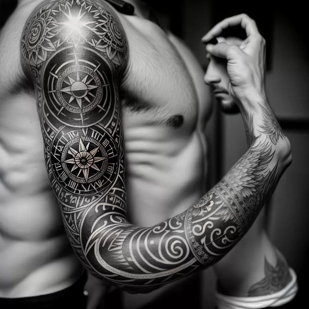 Fotos tatuagem simbolos alquimia antebraco