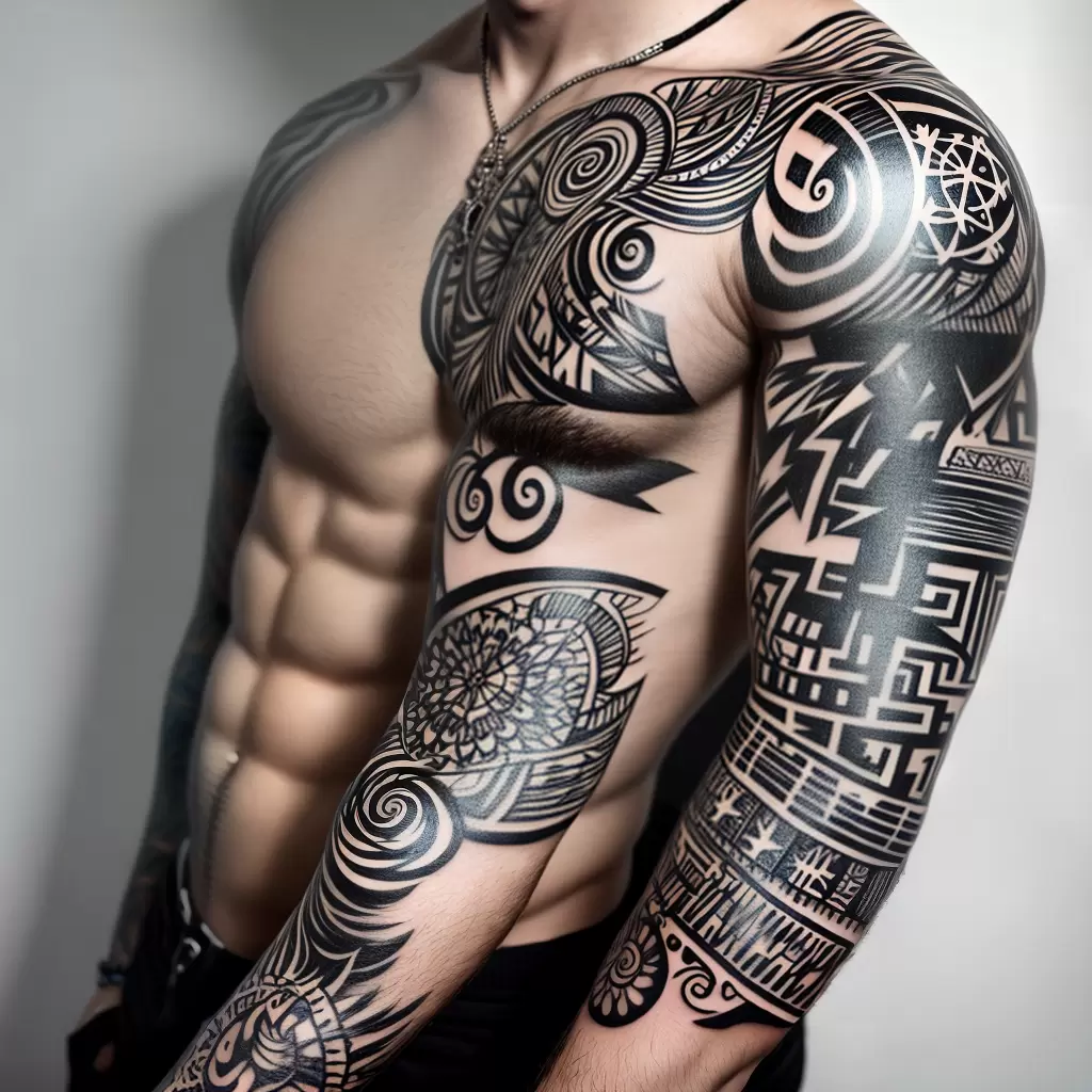 Fotos tatuagem braco street art preto branco Fotos tatuagem braco street art preto branco