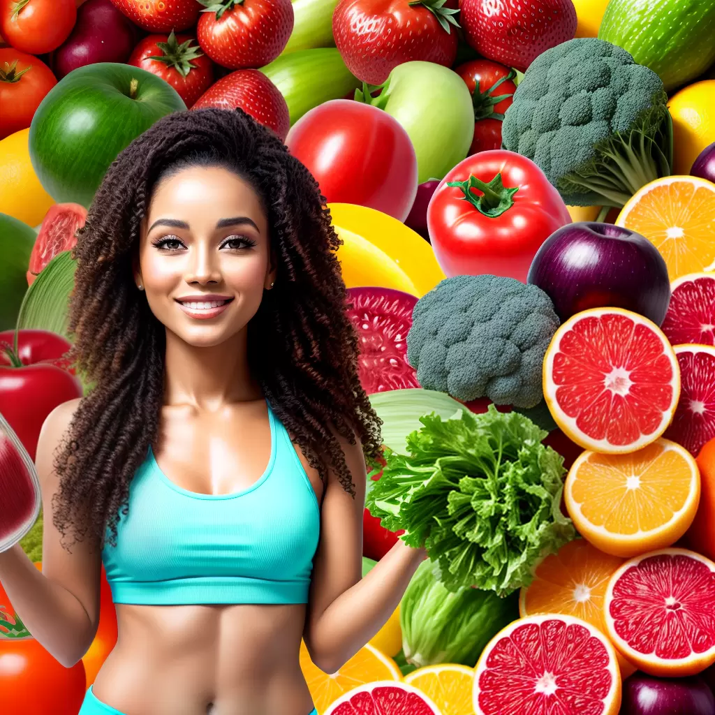 Fotos mulher pele colagenio frutas legumes Fotos mulher pele colagenio frutas legumes
