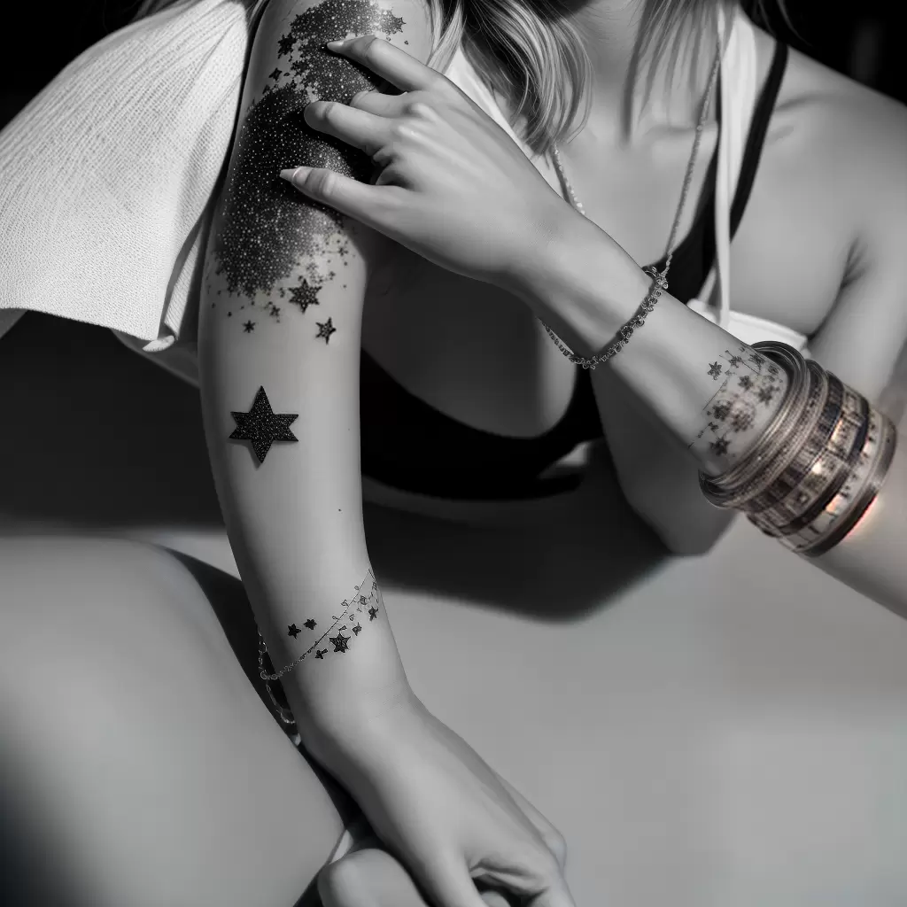 Fotos tatuagem constelacao pulso estrelas