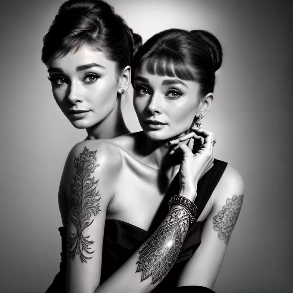 Fotos tatuagem audrey hepburn mulher estilosa Fotos tatuagem audrey hepburn mulher estilosa