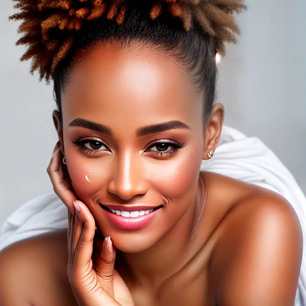 Fotos cuidado pele mulher sorrindo produtos Fotos cuidado pele mulher sorrindo produtos