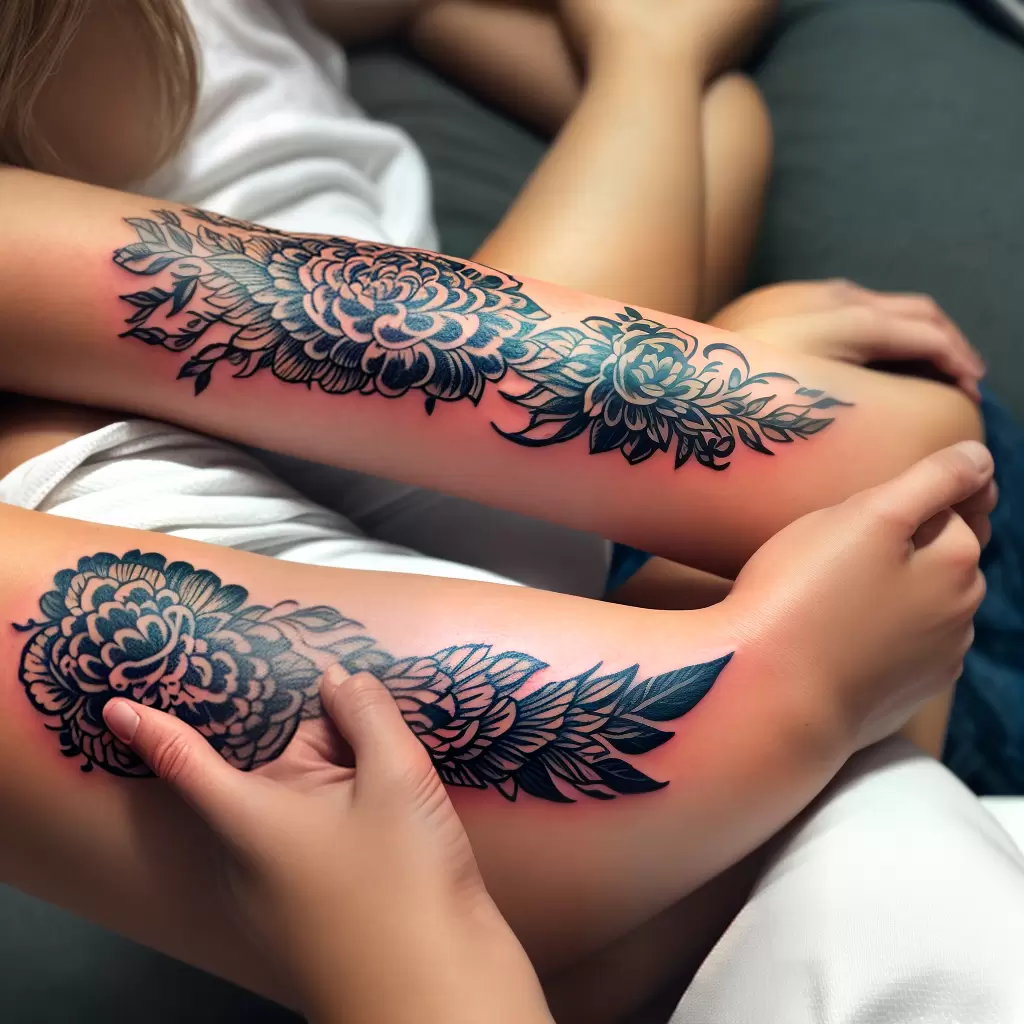 Fotos tatuagem hidratacao creme brilho